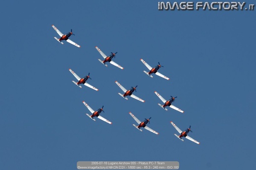 2005-07-16 Lugano Airshow 055 - Pilatus PC-7 Team